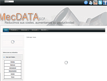 Tablet Screenshot of mecdata.com